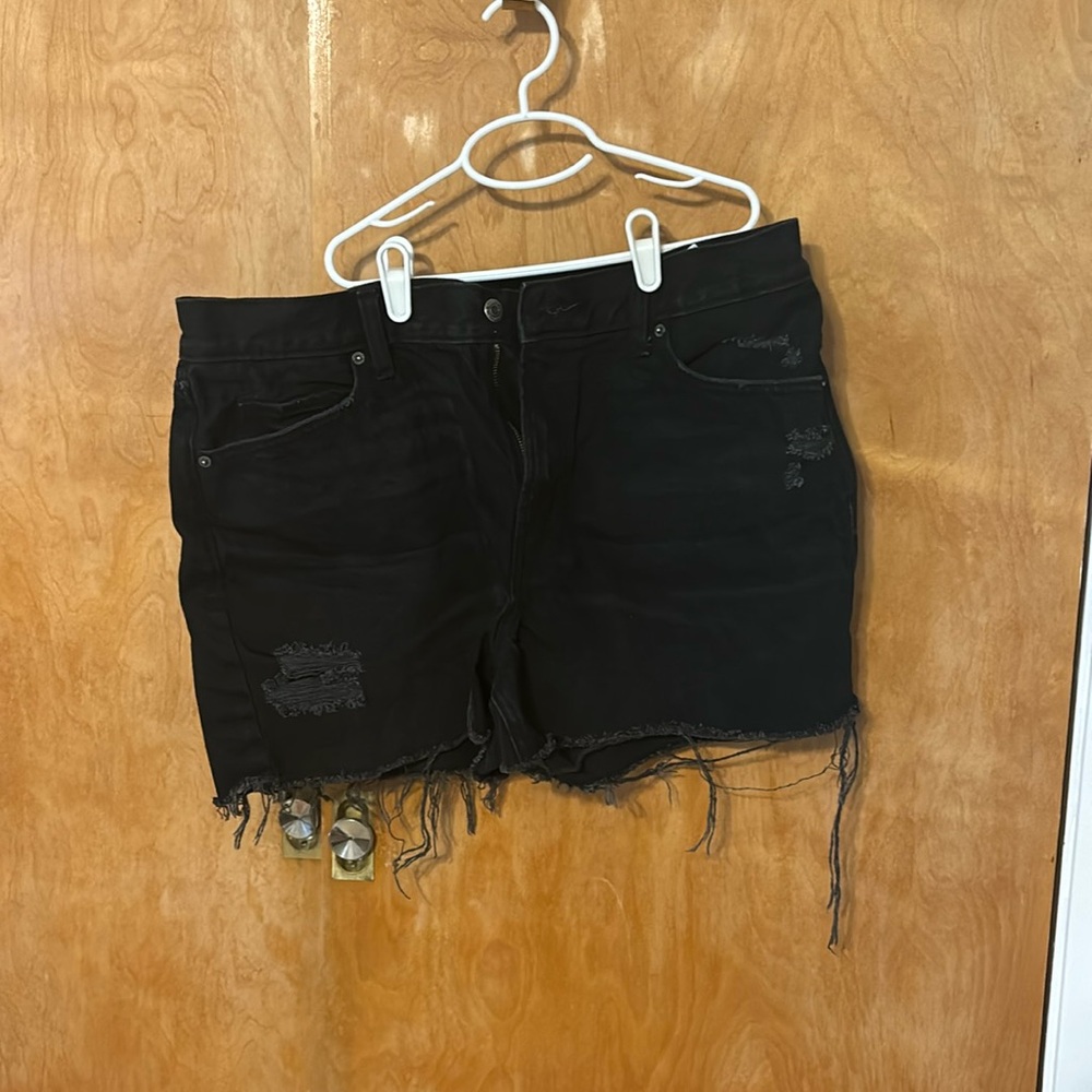 Distressed Jean shorts